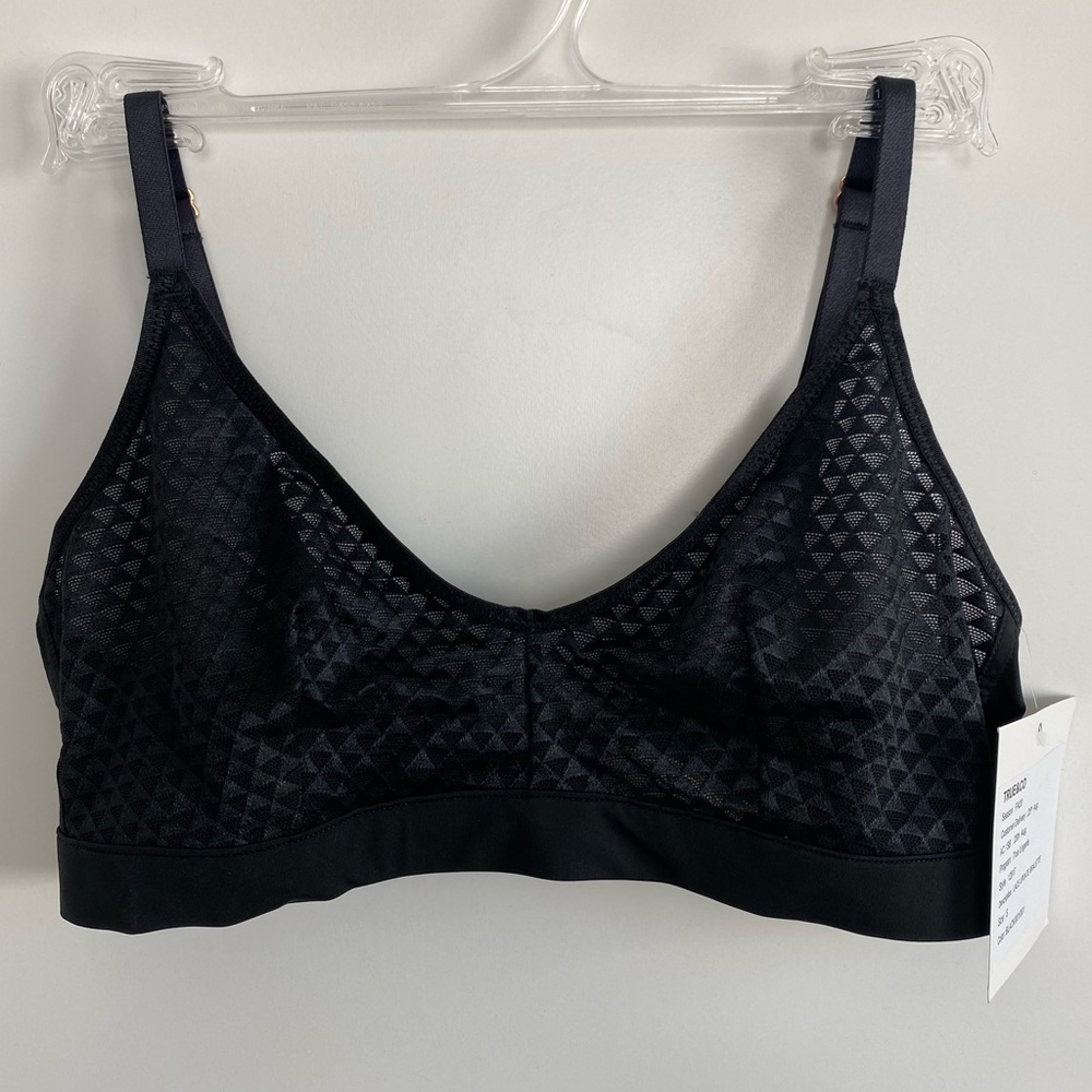 True & co Lace update triangles bralette S
